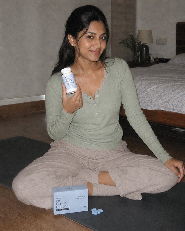Raw UGC-style WOMN cycle support testimonial image